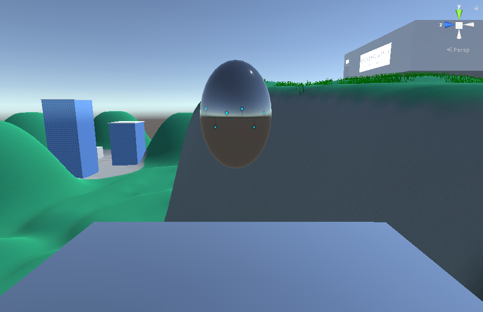 Screenshot in Unity of the new project